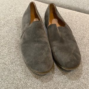 Frank Sarto Gray suede slip on